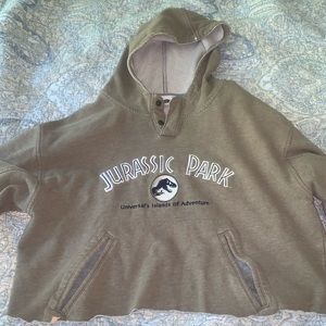 Jurassic Park Cropped Sweatshirt